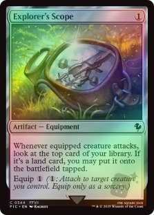 Magic the Gathering - Final Fantasy Commander - Explorer's Scope (Surge Foil)
