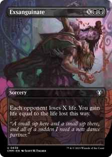 Magic the Gathering - Foundations - Exsanguinate (Borderless)