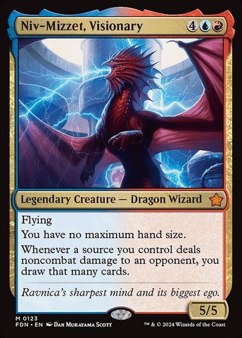 Magic: The Gathering - Foundations - Niv-Mizzet, Visionary (123)