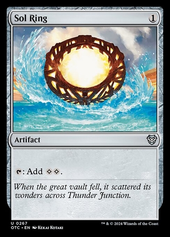 Magic: The Gathering - Outlaws of Thunder Junction Commander - Sol Ring (267)