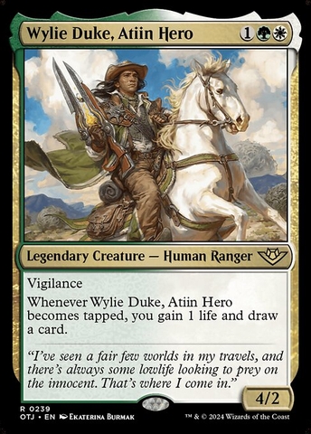 Magic: The Gathering - Outlaws of Thunder Junction - Wylie Duke, Atiin Hero (239)