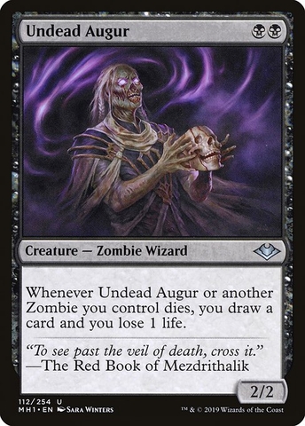 Magic: The Gathering - Modern Horizons - Undead Augur (112)