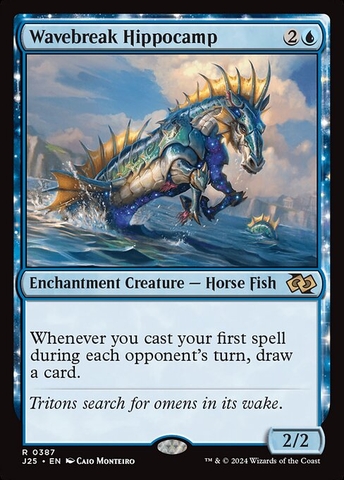 Magic: The Gathering - Foundations Jumpstart - Wavebreak Hippocamp (387)