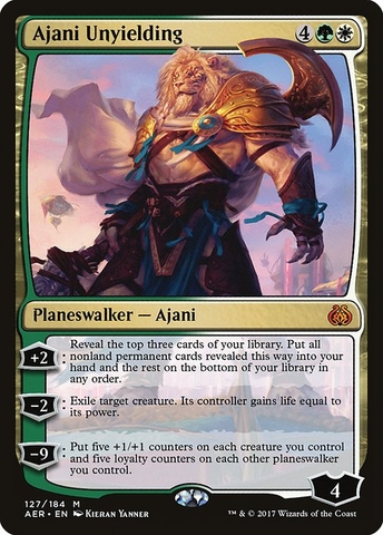 Magic: The Gathering - Aether Revolt - Ajani Unyielding (127)