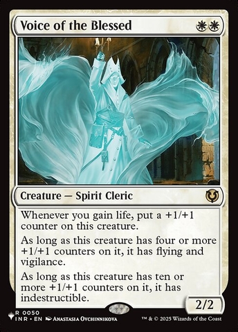 Magic: The Gathering - The List - Voice of the Blessed (INR-50)