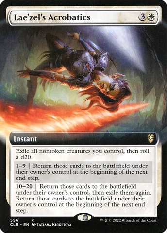 Magic: The Gathering - Commander Legends: Battle for Baldur's Gate - Lae'zel's Acrobatics (556) Foil