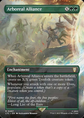 Magic: The Gathering - Tales of Middle-earth Commander - Arboreal Alliance (497) Foil