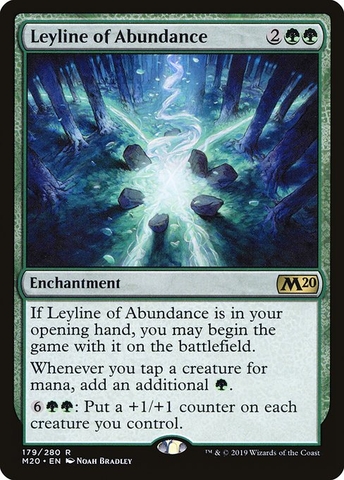 Magic: The Gathering - Core Set 2020 - Leyline of Abundance (179)