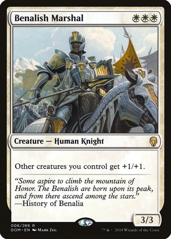 Magic: The Gathering - Dominaria - Benalish Marshal (6)