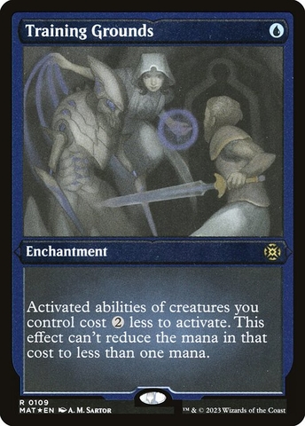 Magic: The Gathering - March of the Machine: The Aftermath - Training Grounds (109) Etched Foil