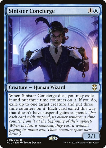 Magic: The Gathering - New Capenna Commander - Sinister Concierge (30)