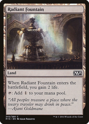 Magic: The Gathering - Magic 2015 - Radiant Fountain (245)
