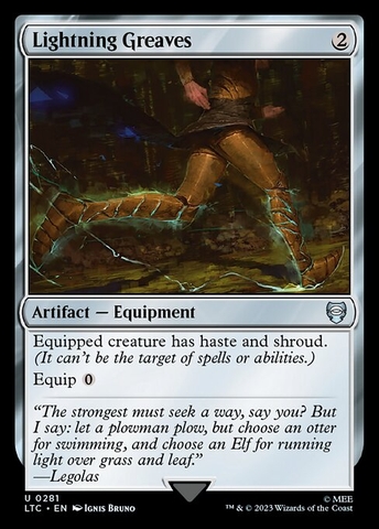 Magic: The Gathering - Tales of Middle-earth Commander - Lightning Greaves (281)
