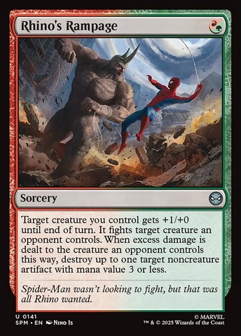 Magic: The Gathering - Marvel's Spider-Man - Rhino's Rampage (141) Foil
