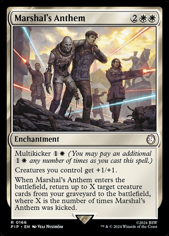 Magic: The Gathering - Fallout - Marshal's Anthem (166)