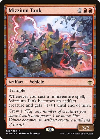 Magic: The Gathering - War of the Spark - Mizzium Tank (138) Foil