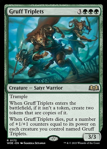 Magic: The Gathering - Wilds of Eldraine - Gruff Triplets (172)