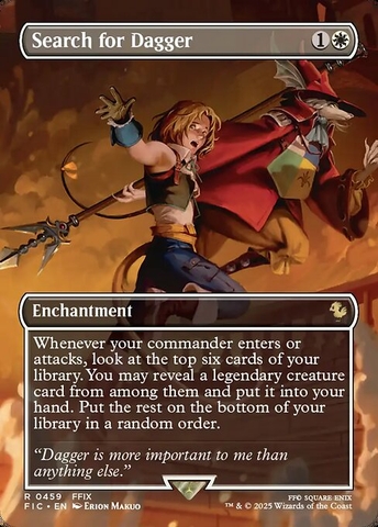 Magic: The Gathering - Final Fantasy Commander - Search for Dagger (459) Foil