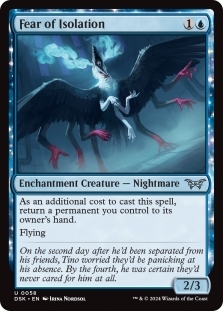 Magic the Gathering - Duskmourn: House of Horror - Fear of Isolation