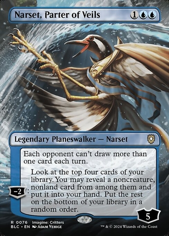 Magic: The Gathering - Bloomburrow Commander - Narset, Parter of Veils (76)