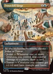 Magic the Gathering - Tarkir: Dragonstorm - Frostcliff Siege (Borderless)