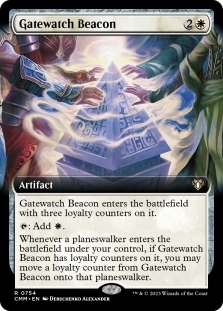Magic the Gathering - Commander Masters - Gatewatch Beacon (Extended Art)