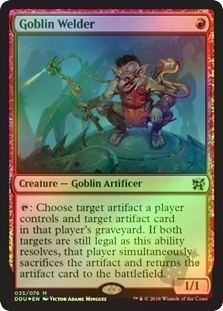 Magic the Gathering - Duel Decks: Elves vs. Inventors - Goblin Welder FOIL