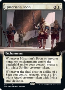 Magic the Gathering - Dominaria United Commander - Historian's Boon (Extended Art)