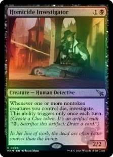 Magic the Gathering - Murders at Karlov Manor - Homicide Investigator FOIL