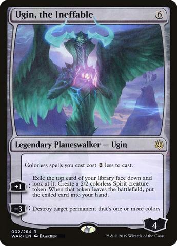 Magic the Gathering - War of the Spark - Ugin, the Ineffable