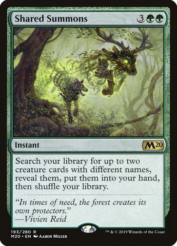 Magic the Gathering - Core Set 2020 - Shared Summons