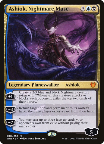Magic the Gathering - Theros: Beyond Death - Ashiok, Nightmare Muse