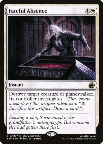 Magic the Gathering - Innistrad: Midnight Hunt - Fateful Absence