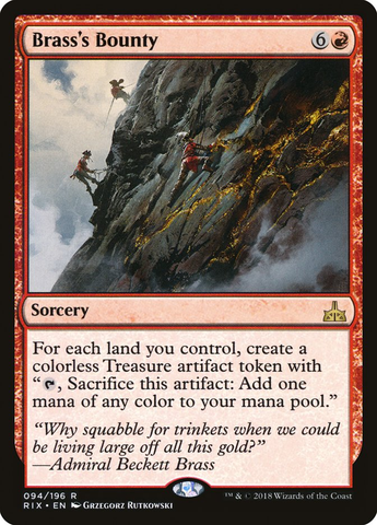 Magic the Gathering - Rivals of Ixalan - Brass's Bounty