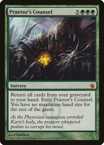 Magic the Gathering - Mirrodin Besieged - Praetor's Counsel