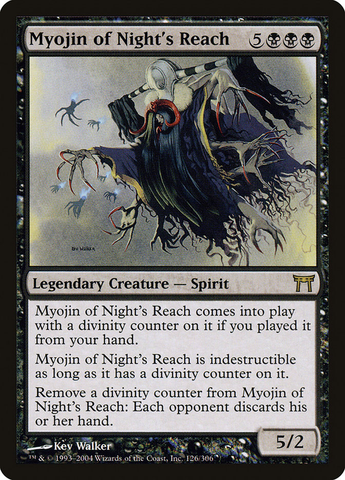 Magic the Gathering - Champions of Kamigawa - Myojin of Night's Reach