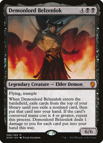 Magic the Gathering - Dominaria - Demonlord Belzenlok