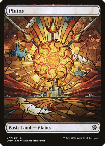 Magic the Gathering - Dominaria United - Plains (STAINED GLASS)