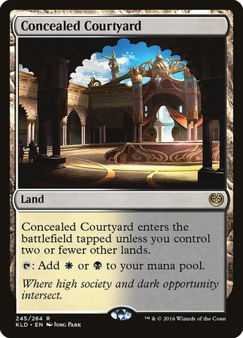 Magic the Gathering - Kaladesh  - Concealed Courtyard