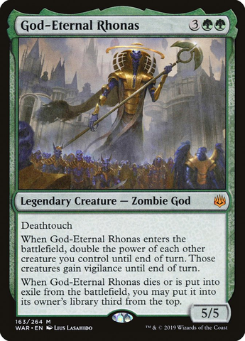 Magic the Gathering - War of the Spark - God-Eternal Rhonas