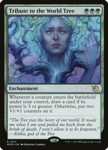 Magic the Gathering - March of the Machine - Tribute to the World Tree