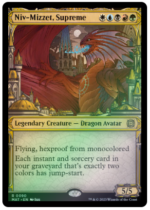 Magic the Gathering - March of the Machine: The Aftermath Variants - Niv-Mizzet, Supreme - Foil - Showcase