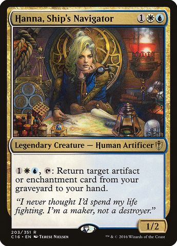 Magic the Gathering - Commander 2016 - Hanna, Ship's Navigator