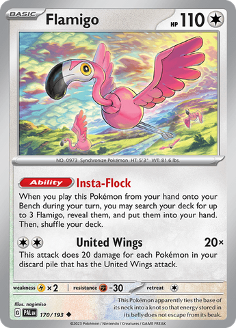 Pokemon TCG - Scarlet & Violet: Paldea Evolved - Flamigo