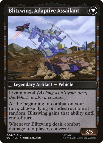 Magic the Gathering - Universes Beyond: Transformers - Blitzwing, Cruel Tormentor