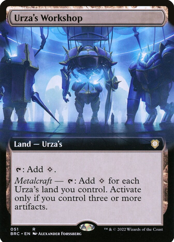 Magic the Gathering - The Brothers' War Commander - Urza's Workshop (Extended Art)