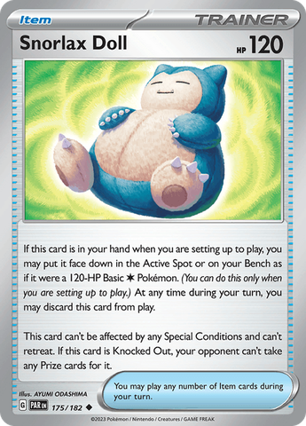 Pokemon TCG - Scarlet & Violet: Paradox Rift - Snorlax Doll