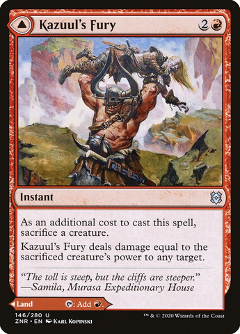 Magic the Gathering - Zendikar Rising - Kazuul's Fury