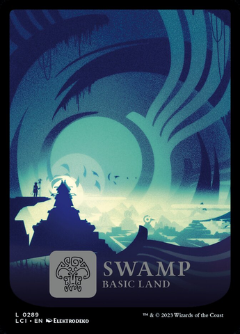 Magic the Gathering - The Lost Caverns of Ixalan - Swamp - FULL ART