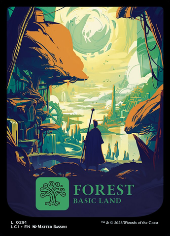 Magic the Gathering - The Lost Caverns of Ixalan - Forest - FULL ART